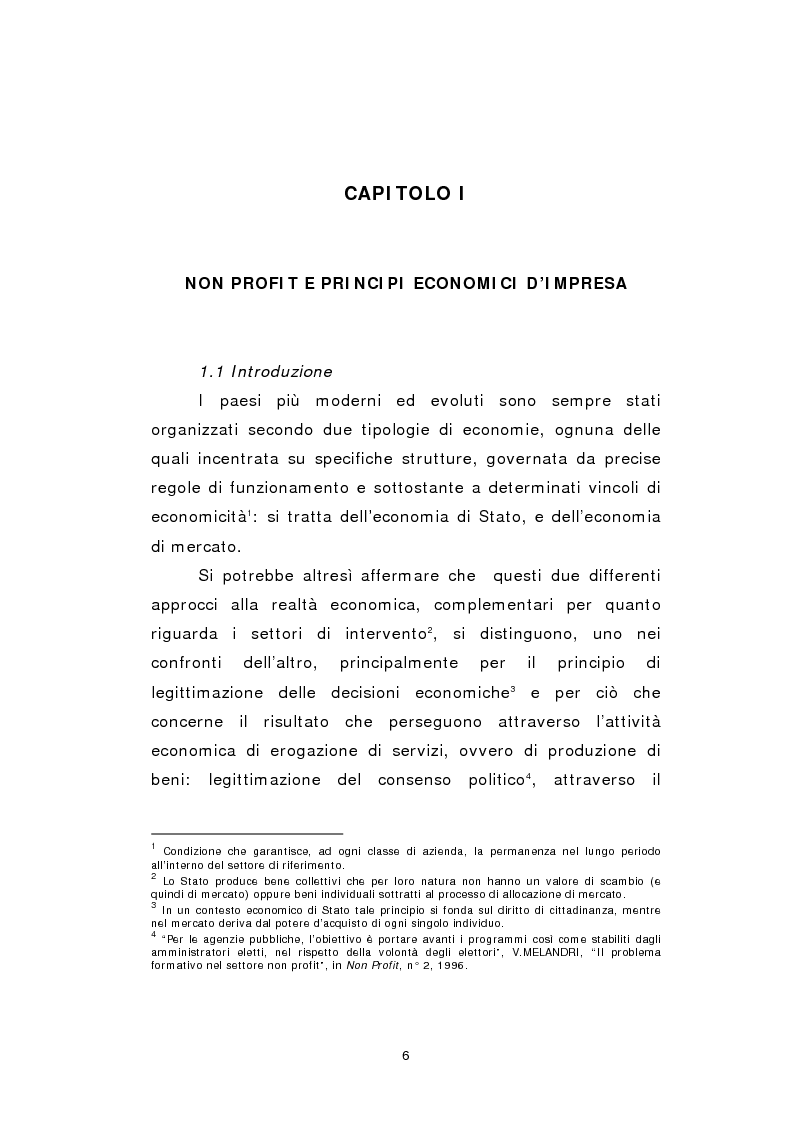Anteprima della tesi: La raccolta di risorse nelle aziende non profit, Pagina 6