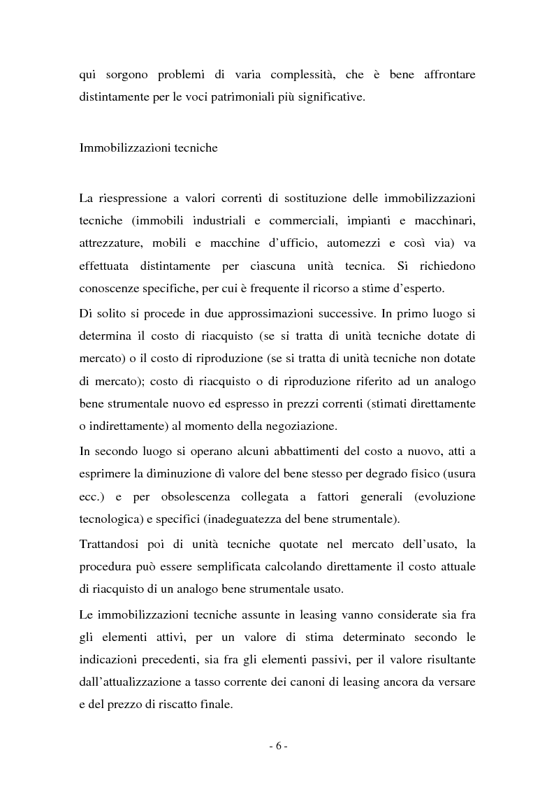 Anteprima della tesi: Valutazione di cessione di agenzie di viaggio: un caso, Pagina 6