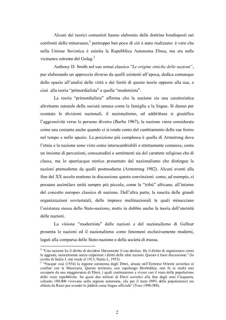 Anteprima della tesi: Macropolitiche per la gestione della diversità etnica. il caso dei Rom nella Repubblica Ceca., Pagina 5
