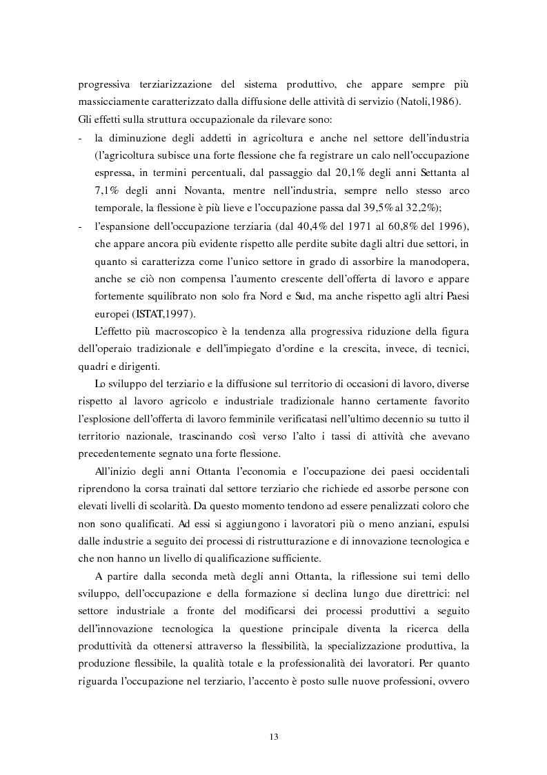 Anteprima della tesi: La flessibilizzazione del mercato del lavoro. Il lavoro interinale., Pagina 10