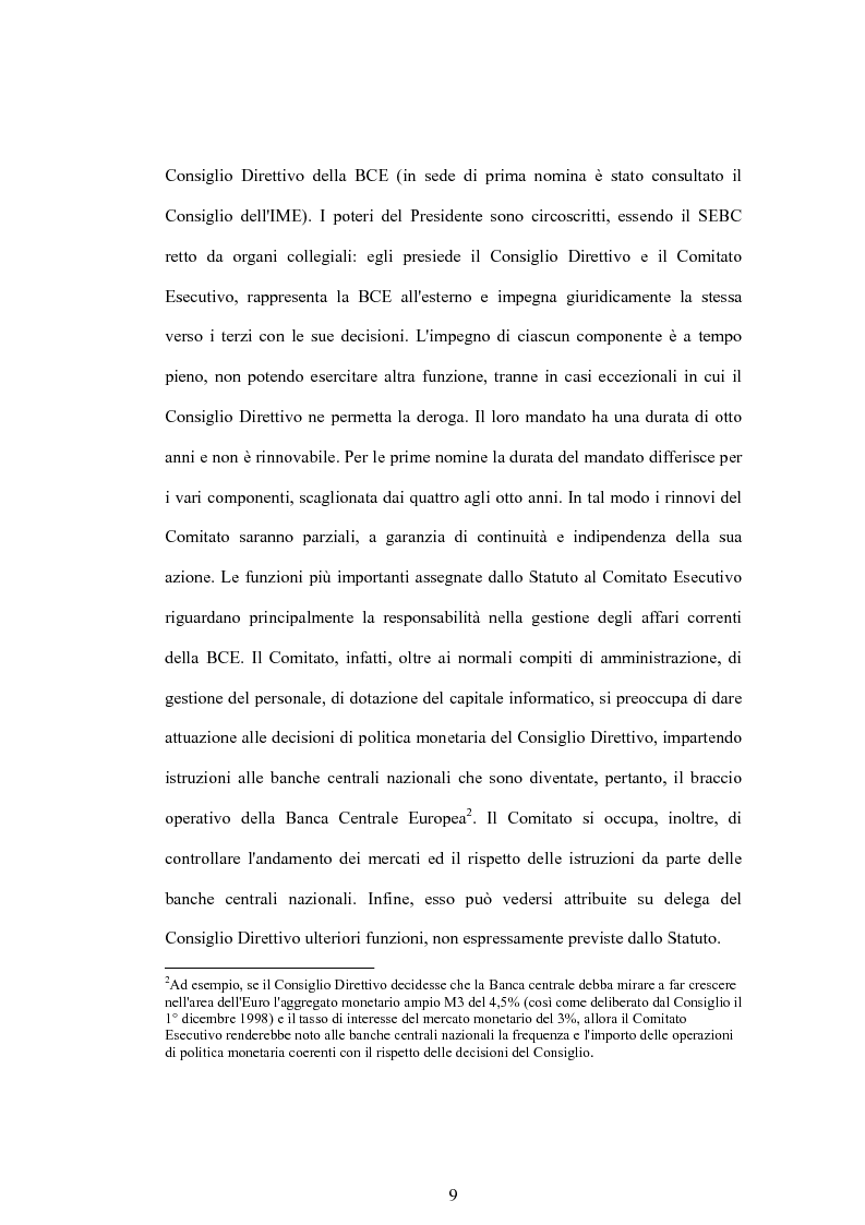 Anteprima della tesi: Struttura finanziaria e meccanismo di trasmissione della politica monetaria, Pagina 6
