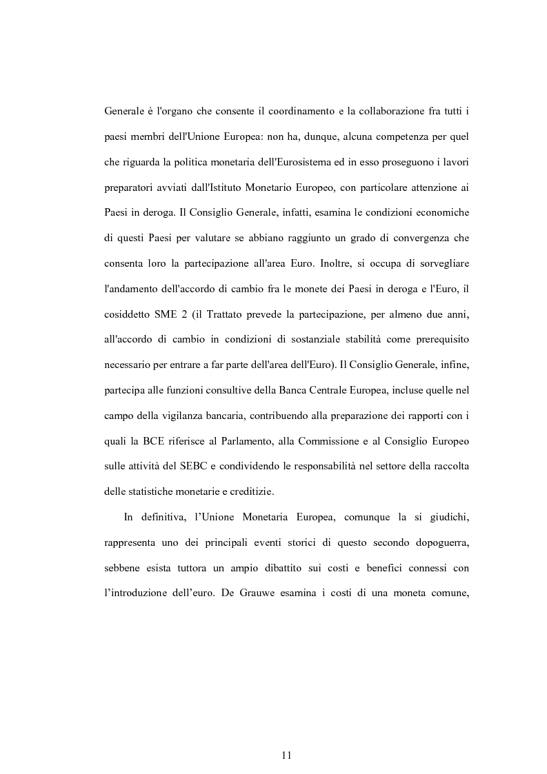 Anteprima della tesi: Struttura finanziaria e meccanismo di trasmissione della politica monetaria, Pagina 8