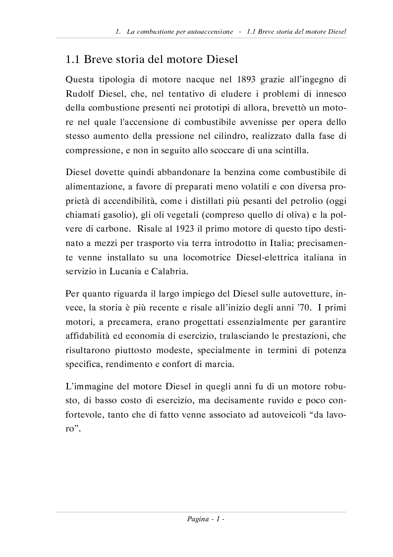 Anteprima della tesi: Progetto di un banco prova per sistemi di iniezione Diesel ad alta pressione, Pagina 3