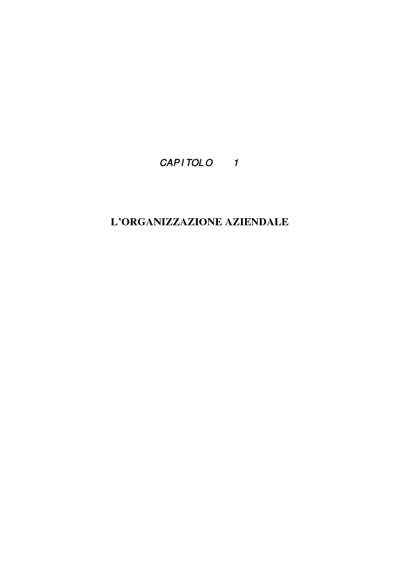 Anteprima della tesi: Aspetti organizzativi e gestionali di un'azienda di produzione di materassi, Pagina 4