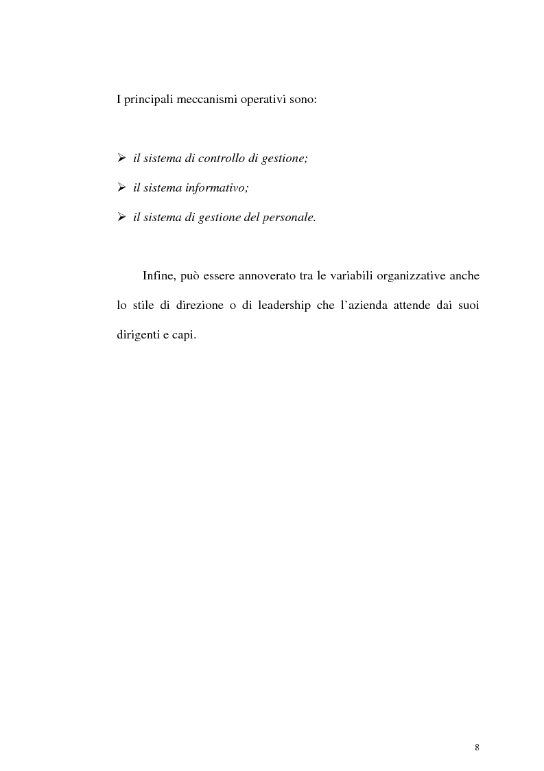 Anteprima della tesi: Aspetti organizzativi e gestionali di un'azienda di produzione di materassi, Pagina 8