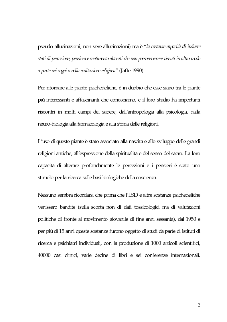 Anteprima della tesi: La carne degli dei (considerazioni sui funghi allucinogeni), Pagina 2