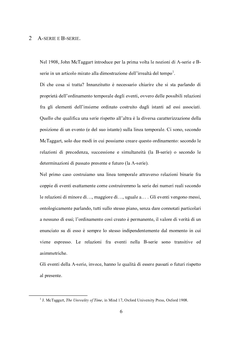 Anteprima della tesi: Il tempo nel confronto tra fisica ed esperienza, Pagina 4
