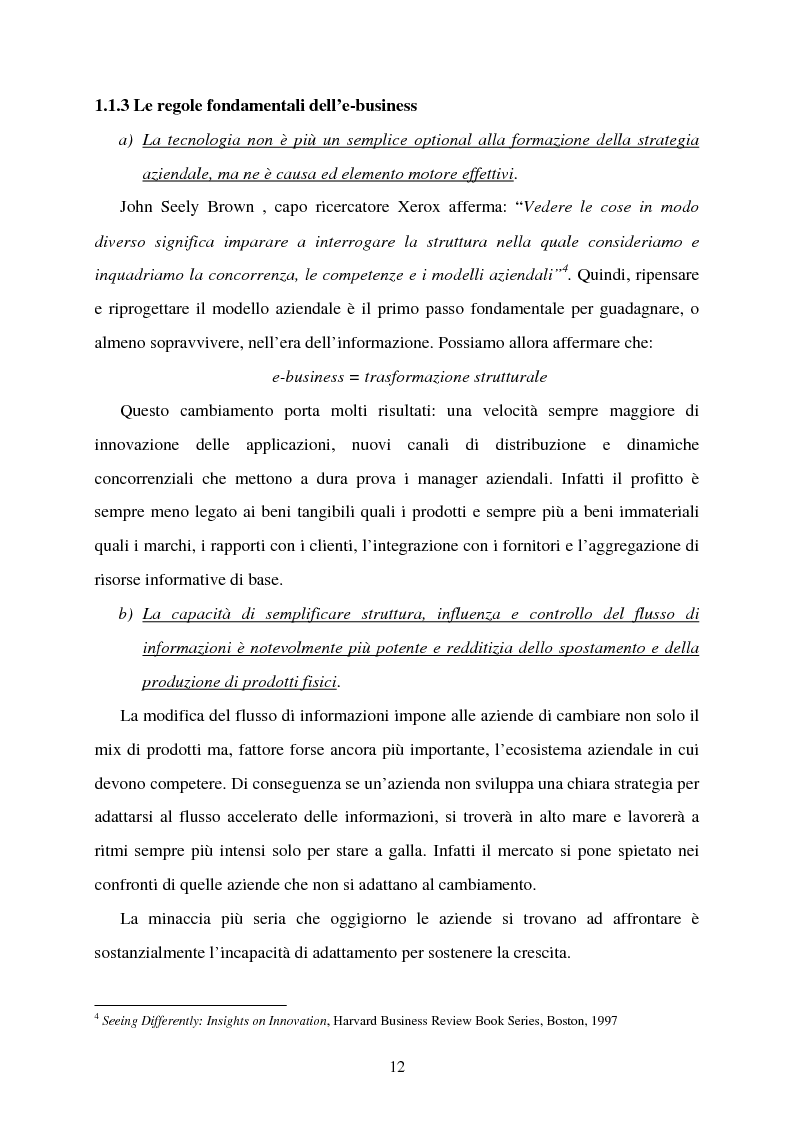Anteprima della tesi: Nuove tecnologie nell'Information Technology: dall'e-business all'e-business on demand. IBM e il settore bancario, Pagina 8