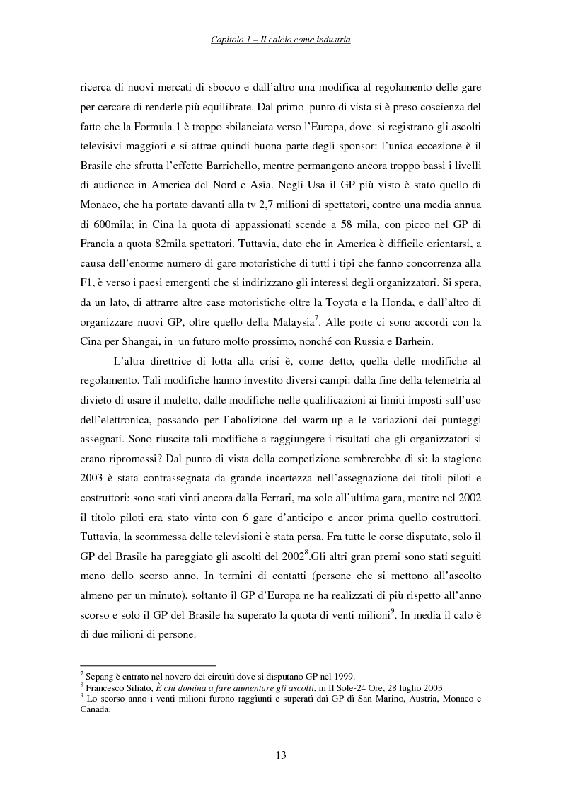 Anteprima della tesi: La finanza nelle società di calcio, Pagina 13