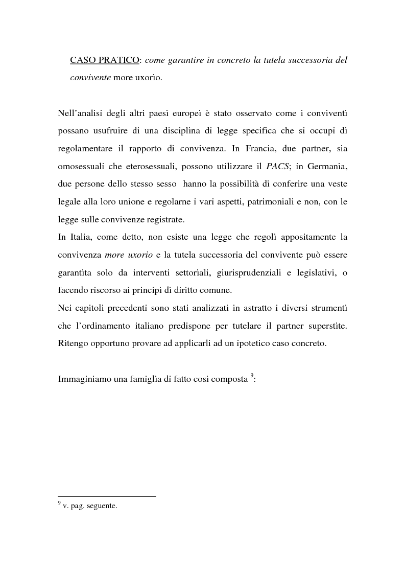 Anteprima della tesi: La tutela successoria del convivente more uxorio, Pagina 7