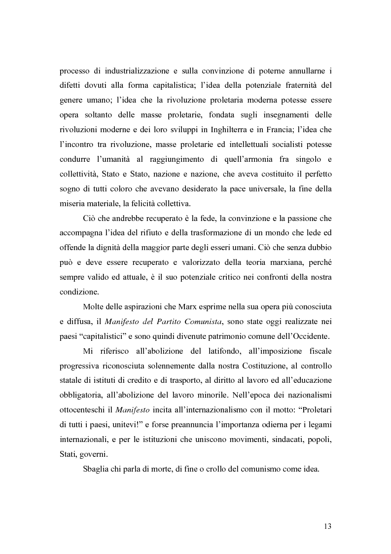 Anteprima della tesi: Marx e il "socialismo reale", Pagina 10