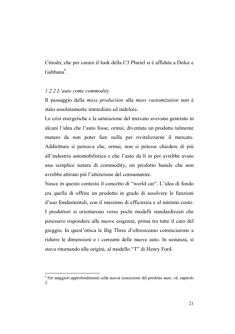 Anteprima della tesi: La riorganizzazione nel settore automotive: il rapporto con i fornitori e la distribuzione, Pagina 15
