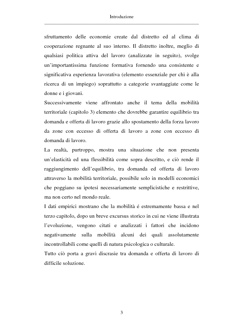 Anteprima della tesi: Un approccio territoriale al mercato del lavoro: aspetti analitici e strategici, Pagina 3