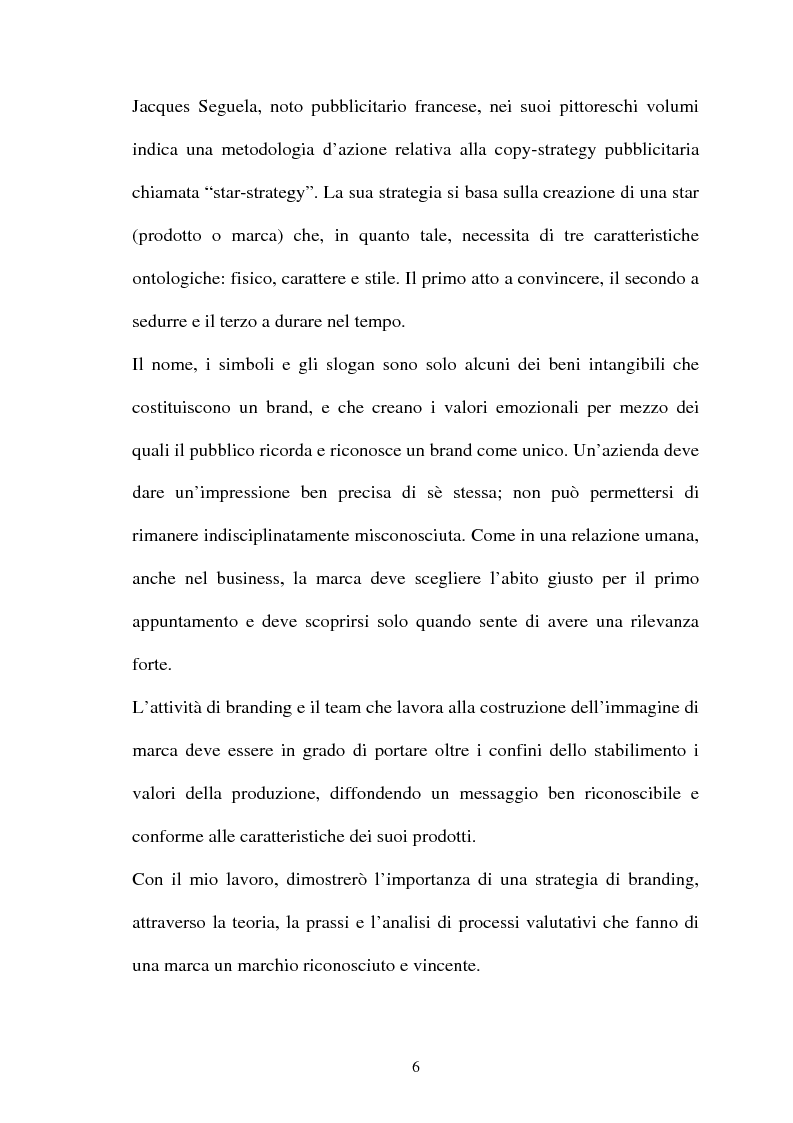 Anteprima della tesi: Brand Image, genesi, mantenimento e cambiamento di un'immagine di marca, Pagina 2