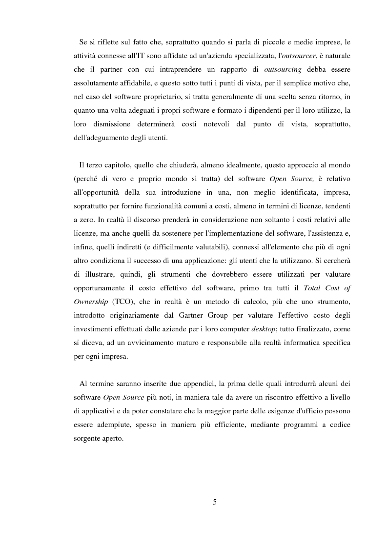 Anteprima della tesi: L'Open Source: un'alternativa reale al software proprietario, Pagina 3