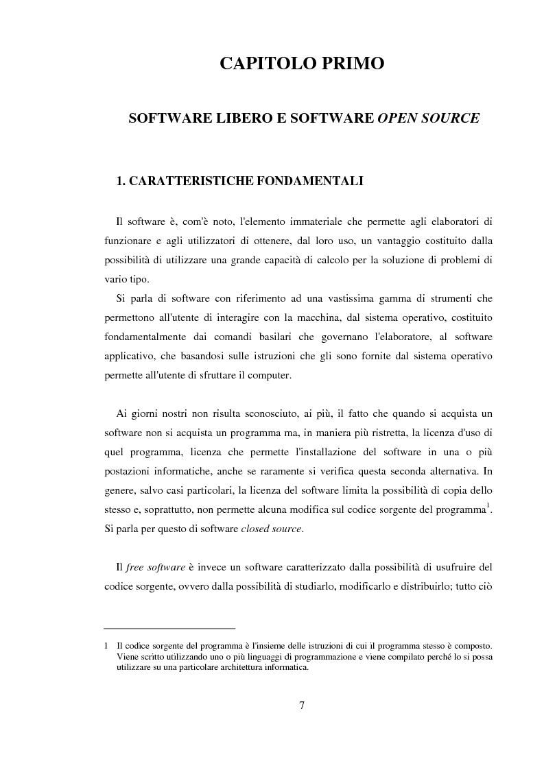 Anteprima della tesi: L'Open Source: un'alternativa reale al software proprietario, Pagina 5