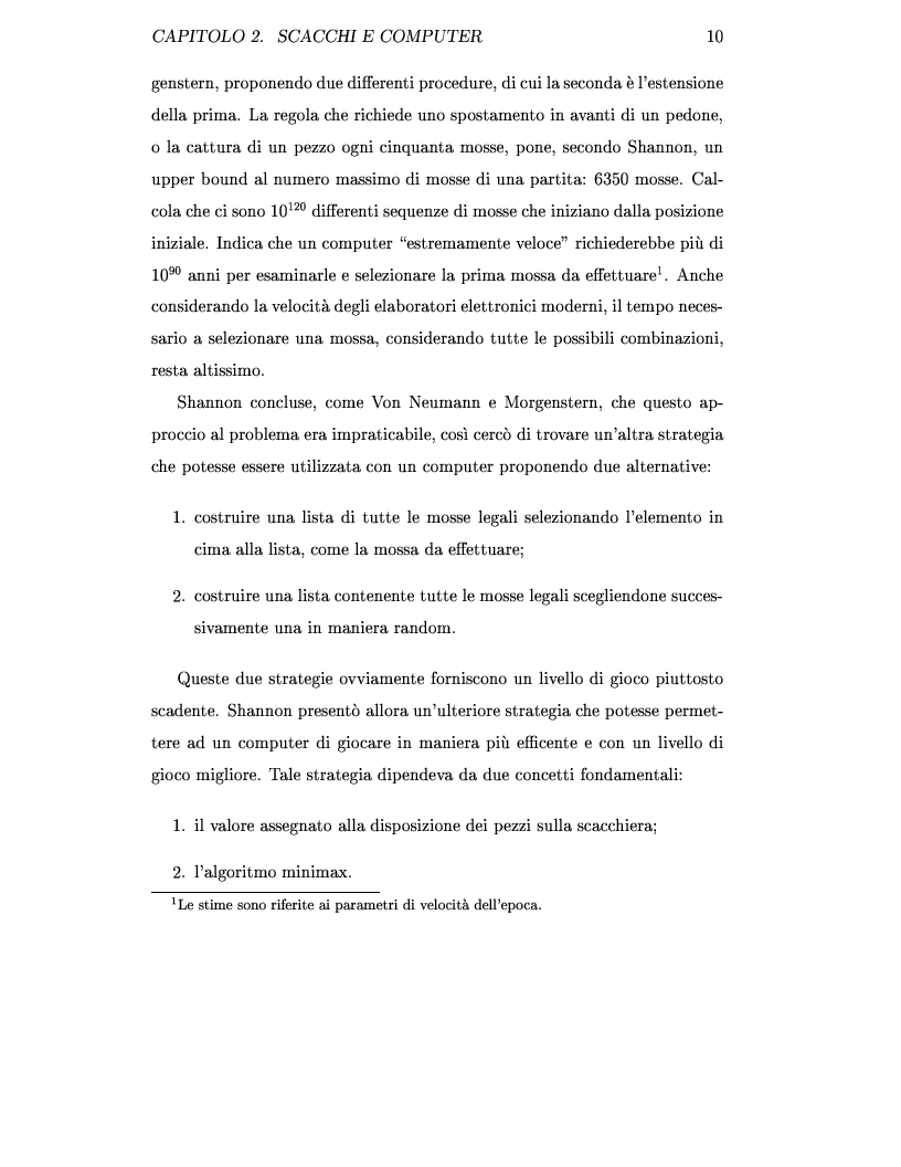 Anteprima della tesi: Metodi di intelligenza artificiale applicati al gioco degli scacchi con l'ausilio del computer, Pagina 10