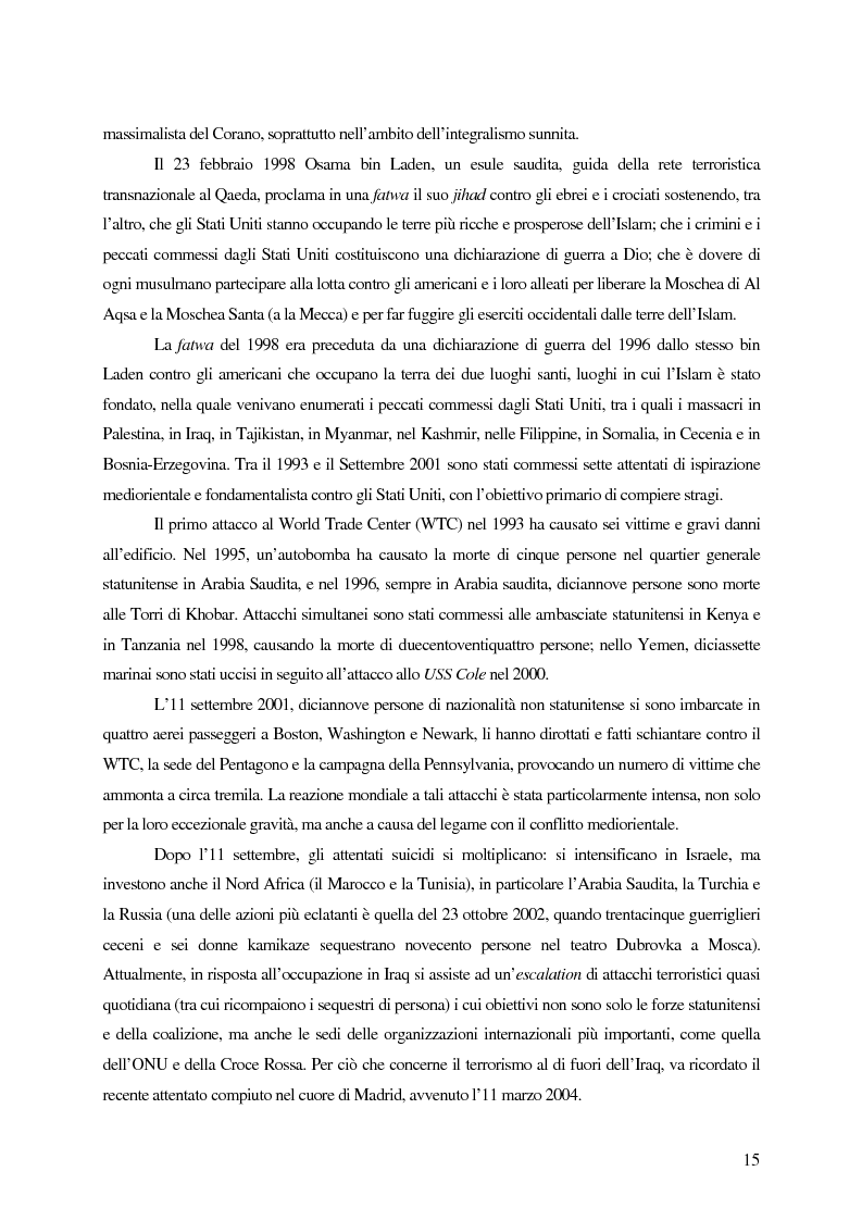 Anteprima della tesi: Il trattamento dei membri di organizzazioni terroristiche internazionali con particolare riguardo al ''caso Guantanamo'', Pagina 10