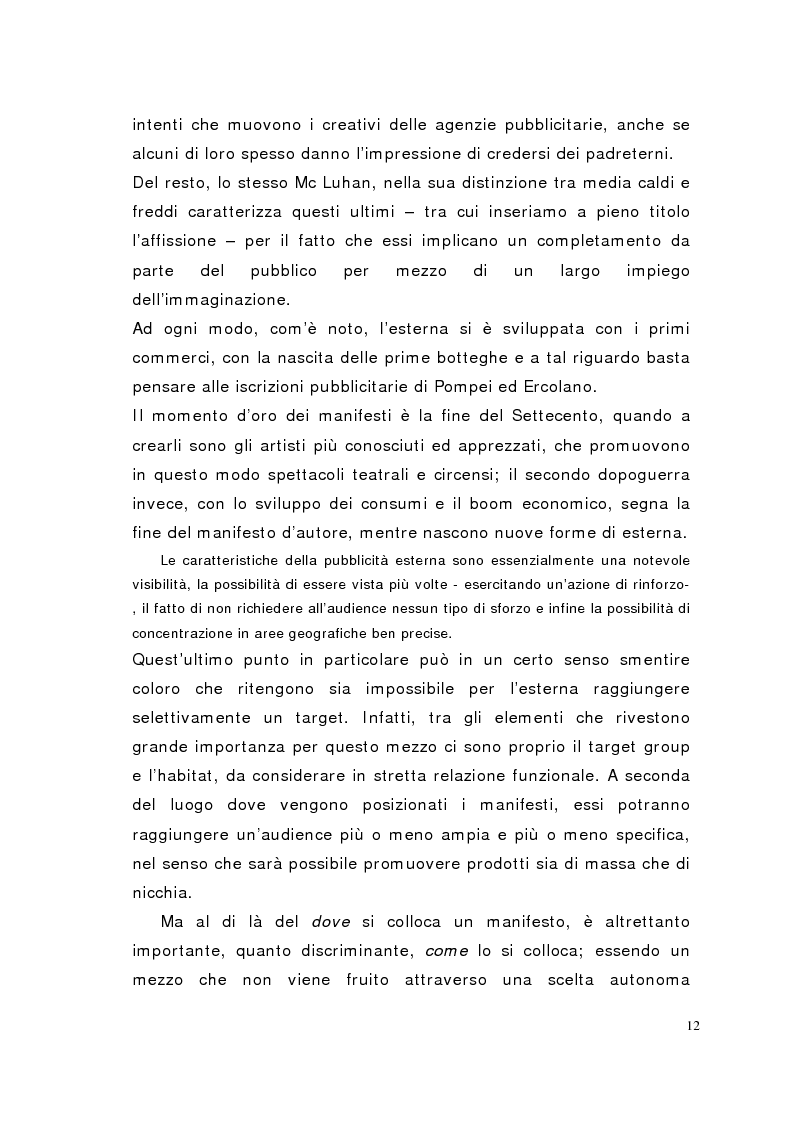 Anteprima della tesi: Il mezzo è il messaggio. La transit advertising in Italia e nel mondo, Pagina 7