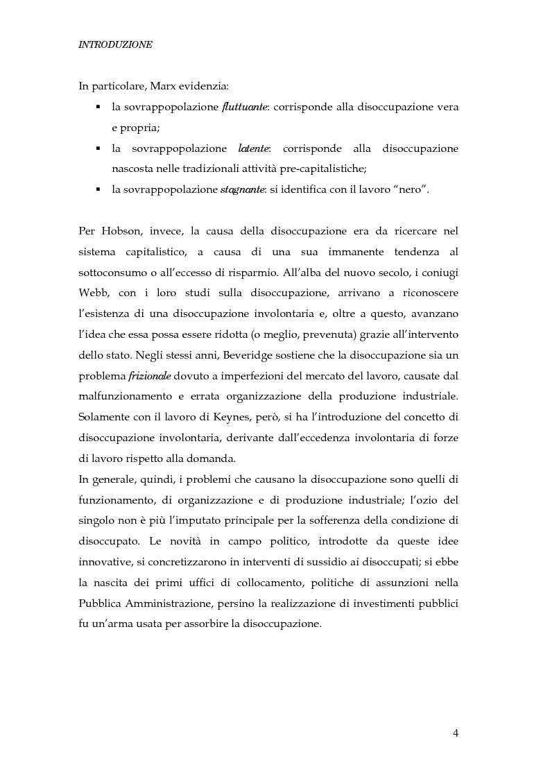 Anteprima della tesi: Durata della disoccupazione: indagini e modelli, Pagina 4