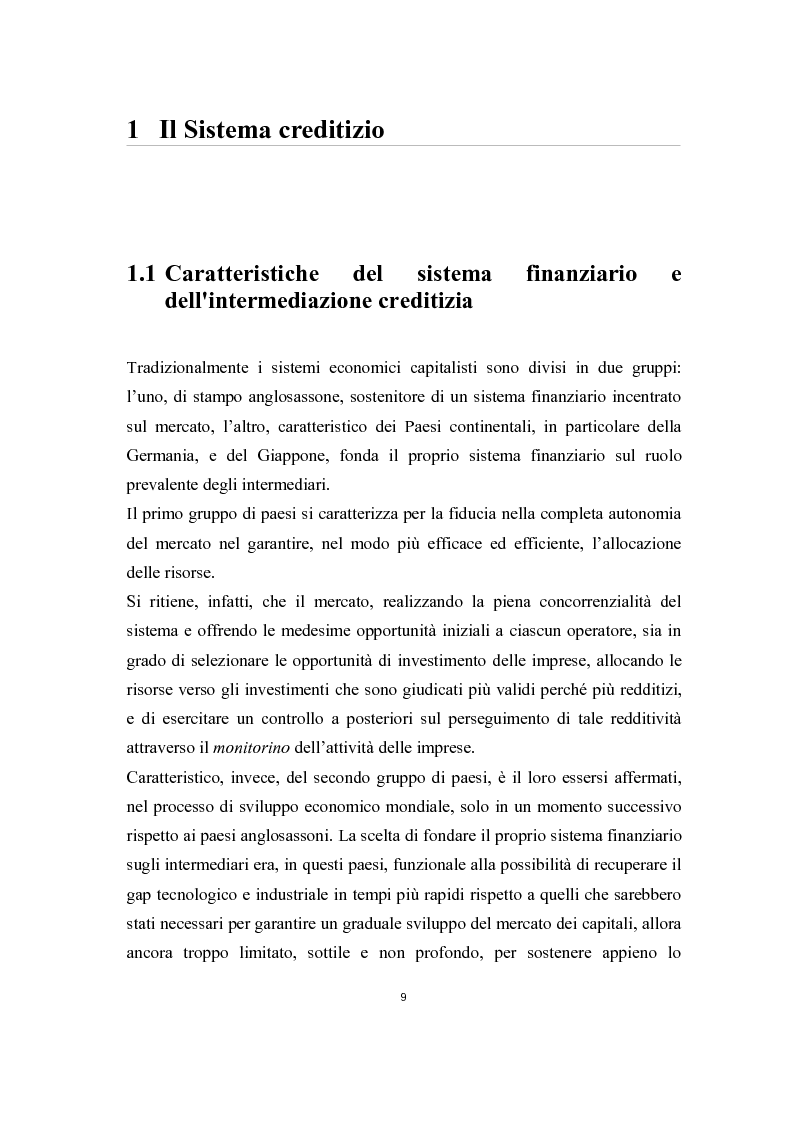 Anteprima della tesi: Il ruolo del sistema bancario nel finanziamento dell'innovazione alle piccole e medie imprese, Pagina 5