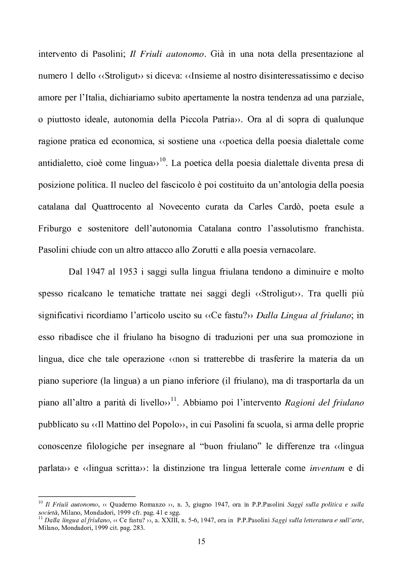 Anteprima della tesi: Pasolini lettore, Pagina 15