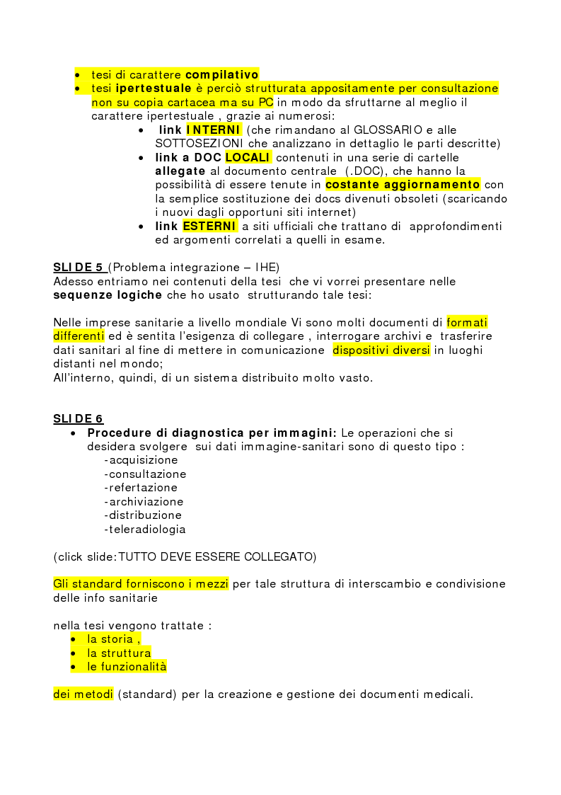 Anteprima della tesi: Integrazione delle tecniche di imaging in ambiente ospedaliero Intranet, Pagina 5