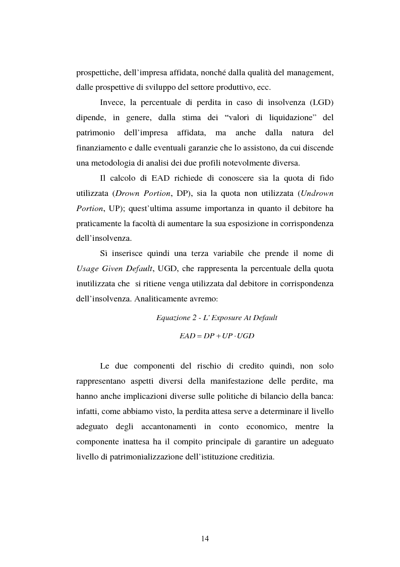 Anteprima della tesi: Valutazione delle imprese e merito creditizio alla luce del Nuovo Accordo di Basilea, Pagina 10