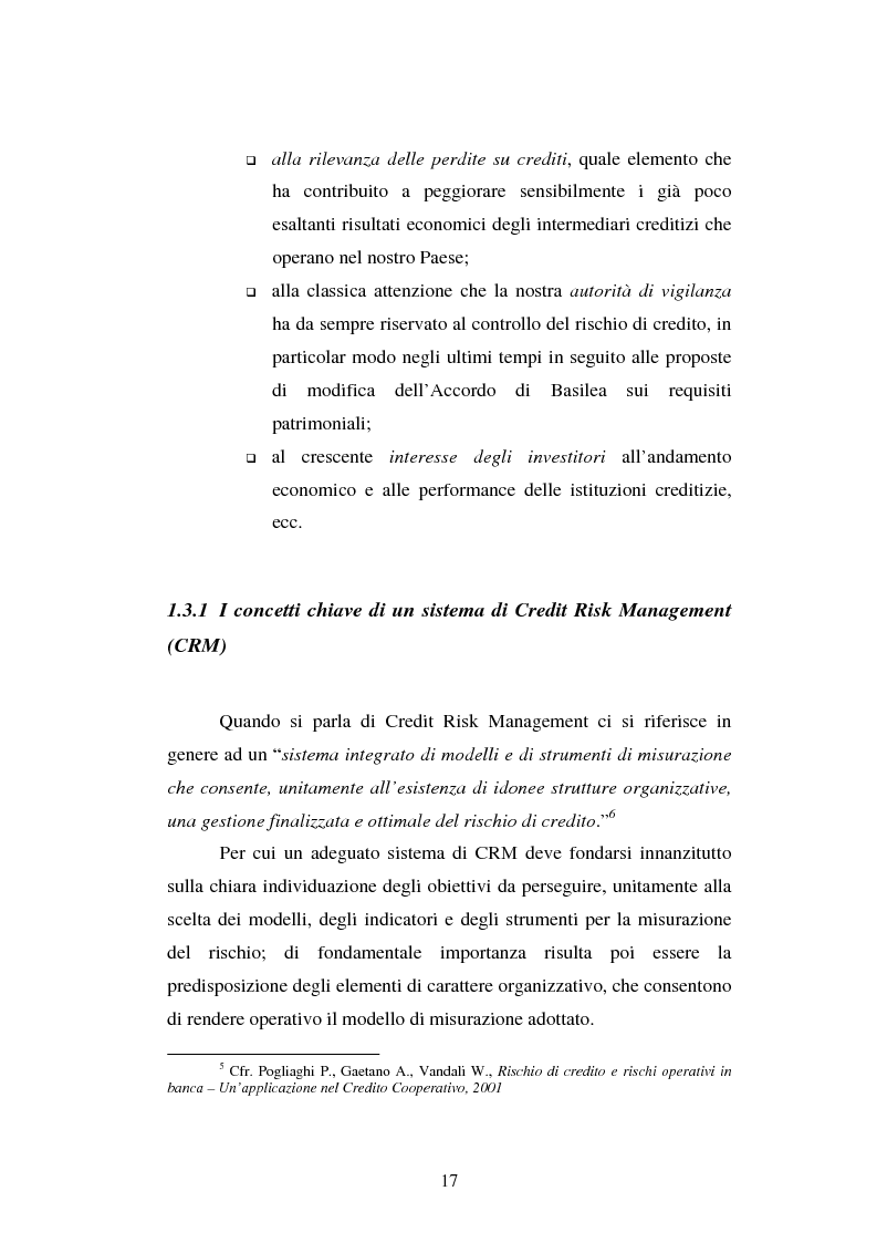 Anteprima della tesi: Valutazione delle imprese e merito creditizio alla luce del Nuovo Accordo di Basilea, Pagina 13