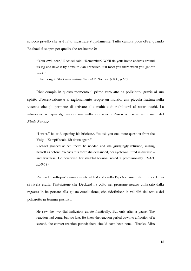 Anteprima della tesi: Universi che (non) cadono a pezzi: la negazione dell'apparenza in Do Androids Dream of Electric Sheep? di Philip K. Dick e Blade Runner di Ridley Scott, Pagina 13