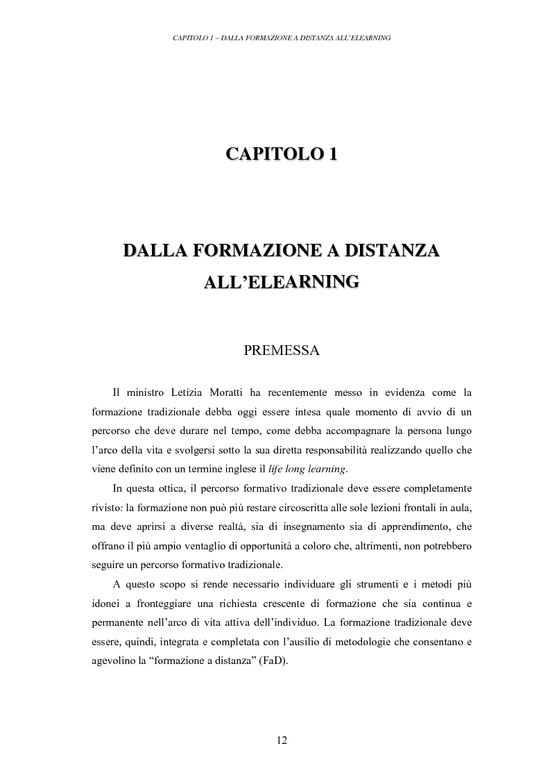 Anteprima della tesi: La valutazione delle piattaforme tecnologiche per l'eLearning: uno sguardo al mondo open source, Pagina 7