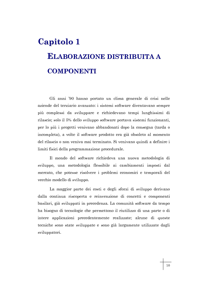 Anteprima della tesi: Sviluppo dei Data Mart “Costo Attività” e “Risorse Strumentali” nell’ambito del sistema CIPEL, Pagina 3