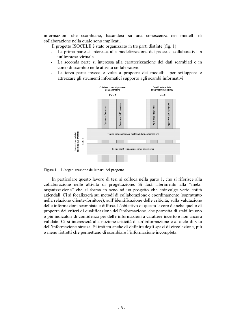 Anteprima della tesi: L'integrazione dei fornitori in progettazione e la gestione delle informazioni: un modello di analisi, Pagina 2