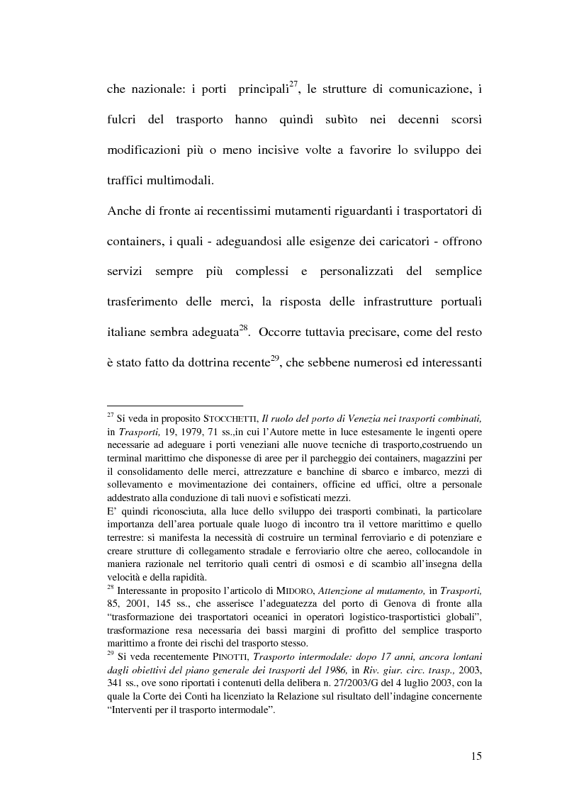 Anteprima della tesi: La disciplina del trasporto multimodale, Pagina 12
