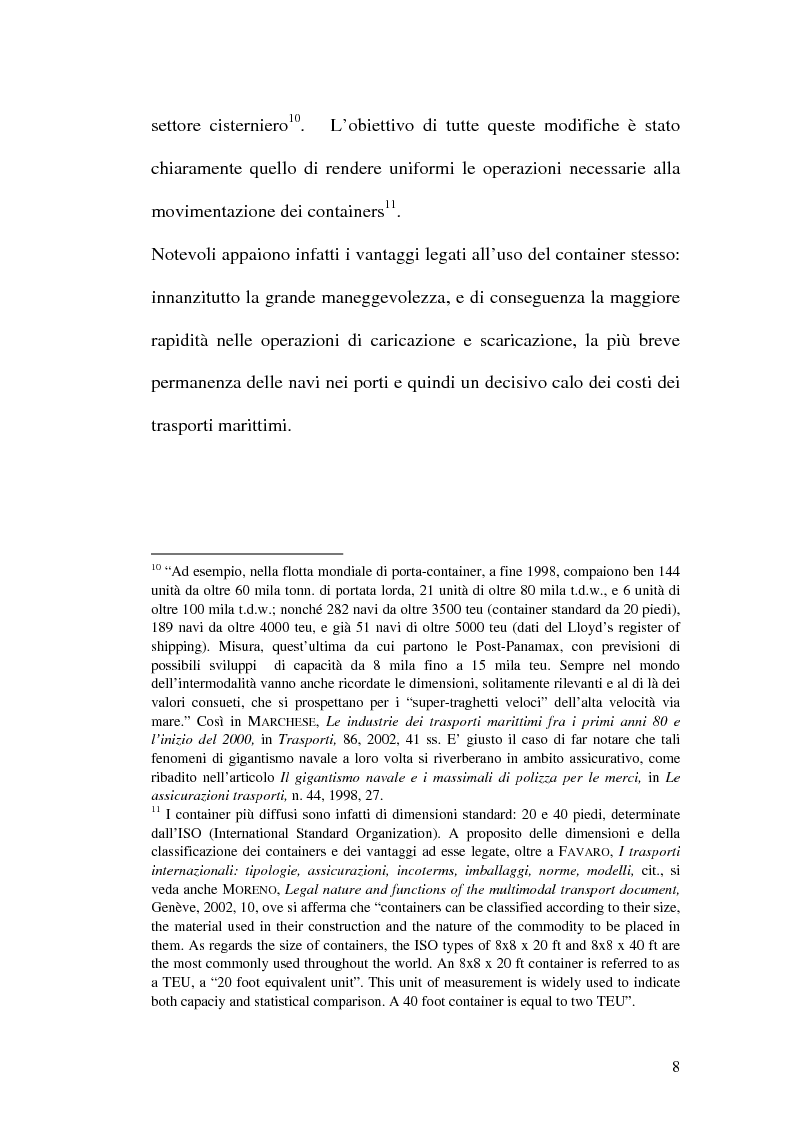 Anteprima della tesi: La disciplina del trasporto multimodale, Pagina 5