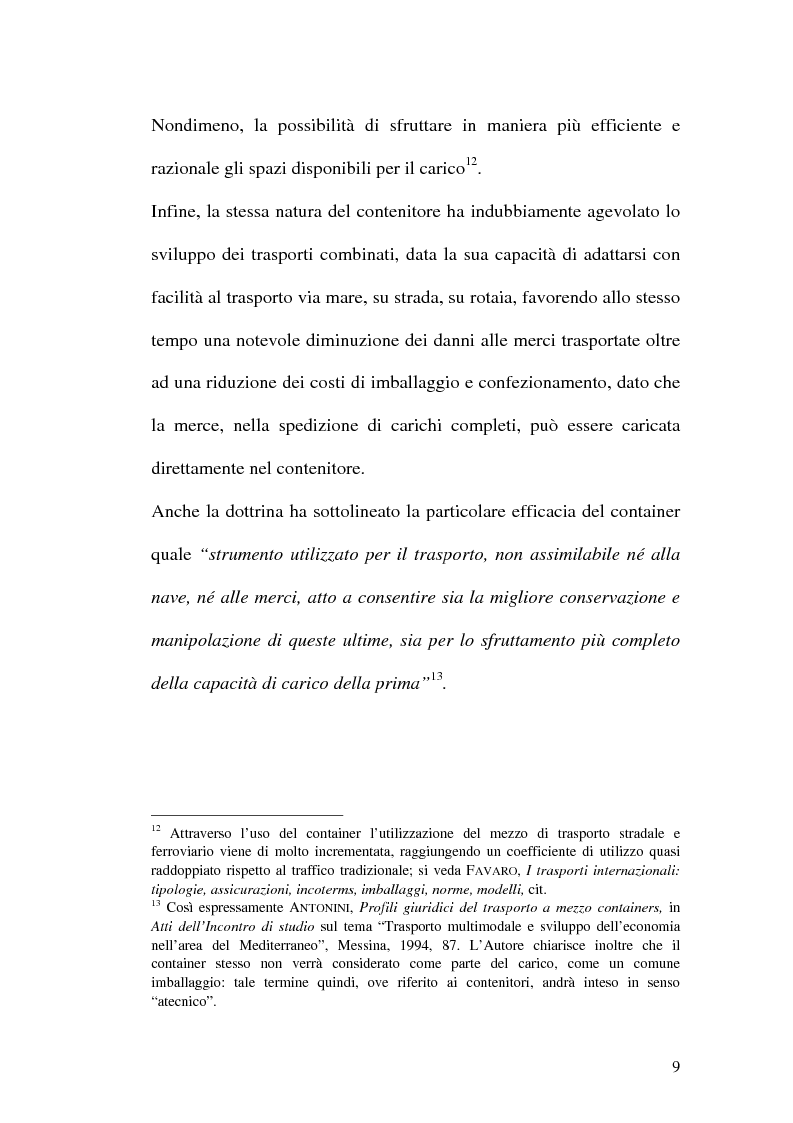 Anteprima della tesi: La disciplina del trasporto multimodale, Pagina 6
