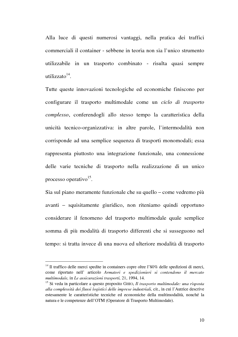 Anteprima della tesi: La disciplina del trasporto multimodale, Pagina 7