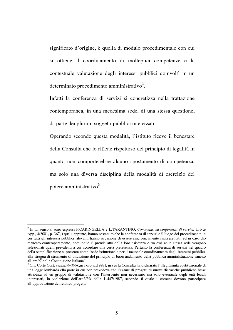 Anteprima della tesi: Conferenza di servizi, Pagina 2
