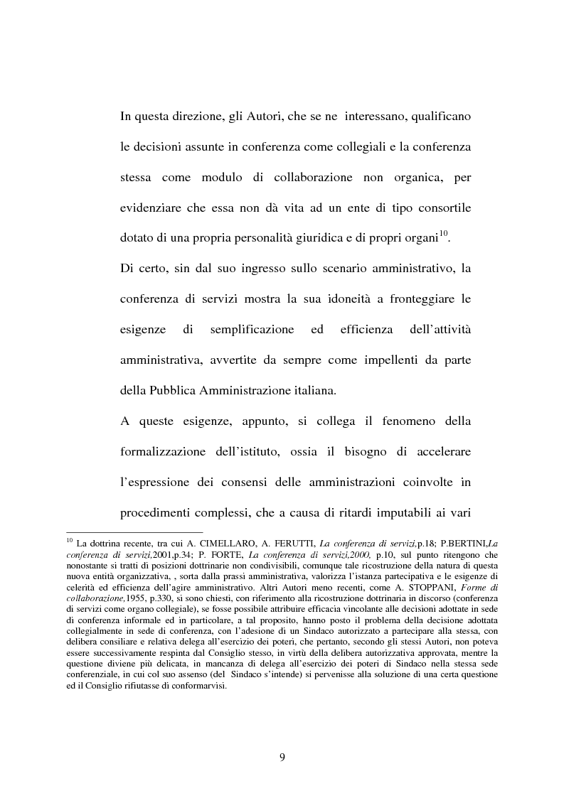 Anteprima della tesi: Conferenza di servizi, Pagina 6