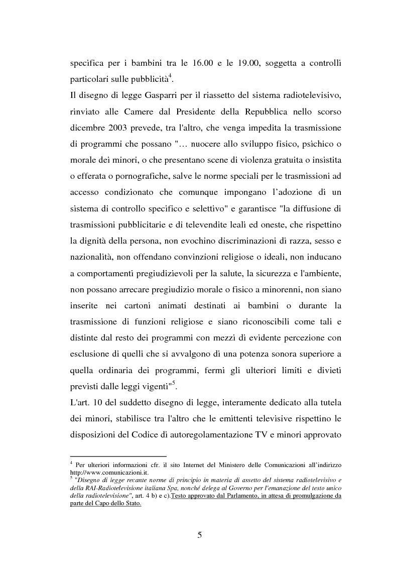 Estratto dalla tesi: Il target infanzia nella pubblicità televisiva