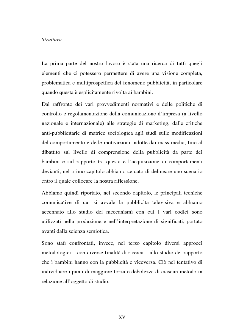 Anteprima della tesi: Il target infanzia nella pubblicità televisiva, Pagina 15