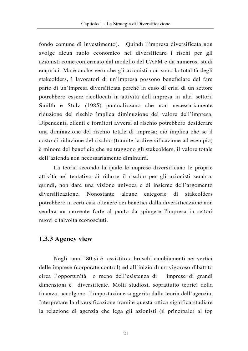 Anteprima della tesi: Le modalità di diversificazione di prodotto nel sistema moda di fascia alta. Un'analisi empirica: il caso italiano Bulgari ed il caso americano Joseph Abboud., Pagina 11