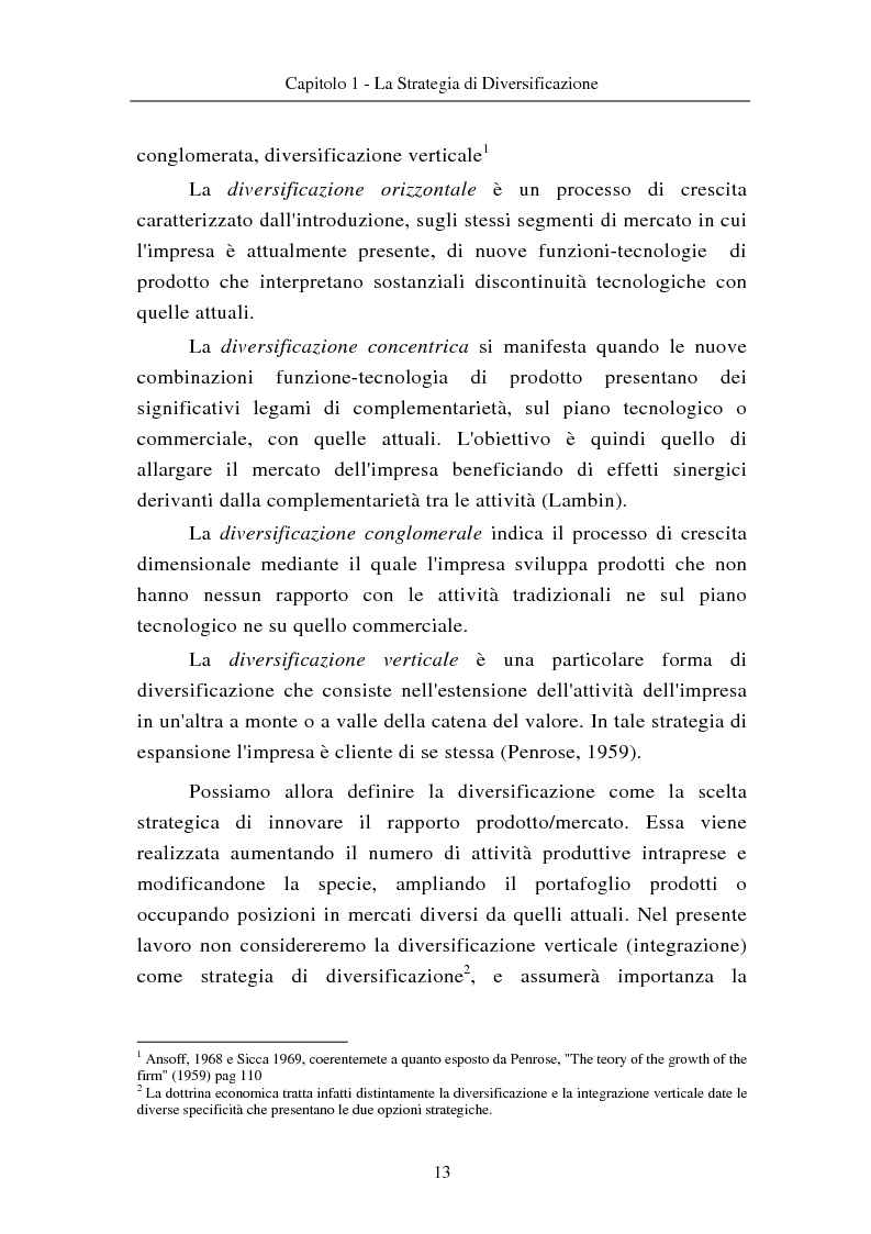 Anteprima della tesi: Le modalità di diversificazione di prodotto nel sistema moda di fascia alta. Un'analisi empirica: il caso italiano Bulgari ed il caso americano Joseph Abboud., Pagina 3