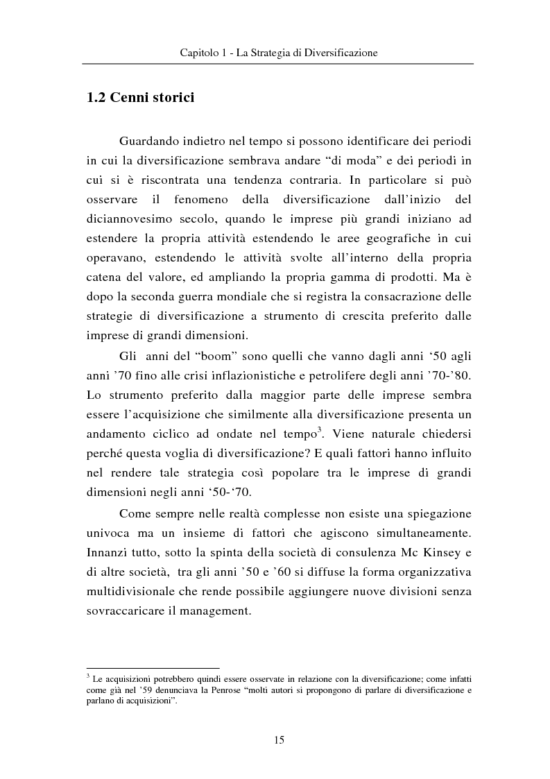 Anteprima della tesi: Le modalità di diversificazione di prodotto nel sistema moda di fascia alta. Un'analisi empirica: il caso italiano Bulgari ed il caso americano Joseph Abboud., Pagina 5