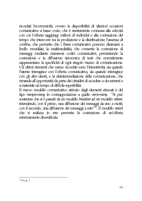Anteprima della tesi: Il marketing e la comunicazione nella pubblica amministrazione che cambia. Il caso dei Servizi per l'Impiego, Pagina 14