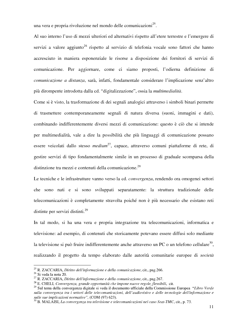 Anteprima della tesi: L'Autorità per le garanzie nelle comunicazioni dopo le Direttive 2002, Pagina 11