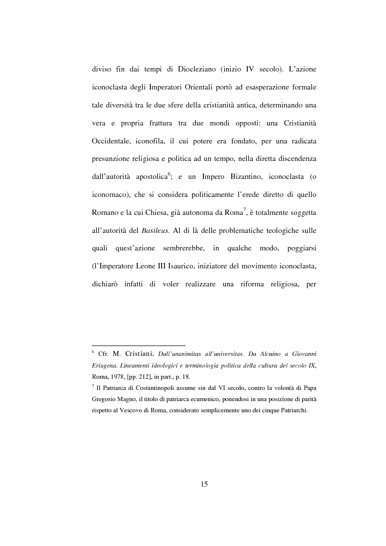 Anteprima della tesi: I Libri Carolini (Opus Caroli regis contra synodum) e la Storia della Filosofia, Pagina 12