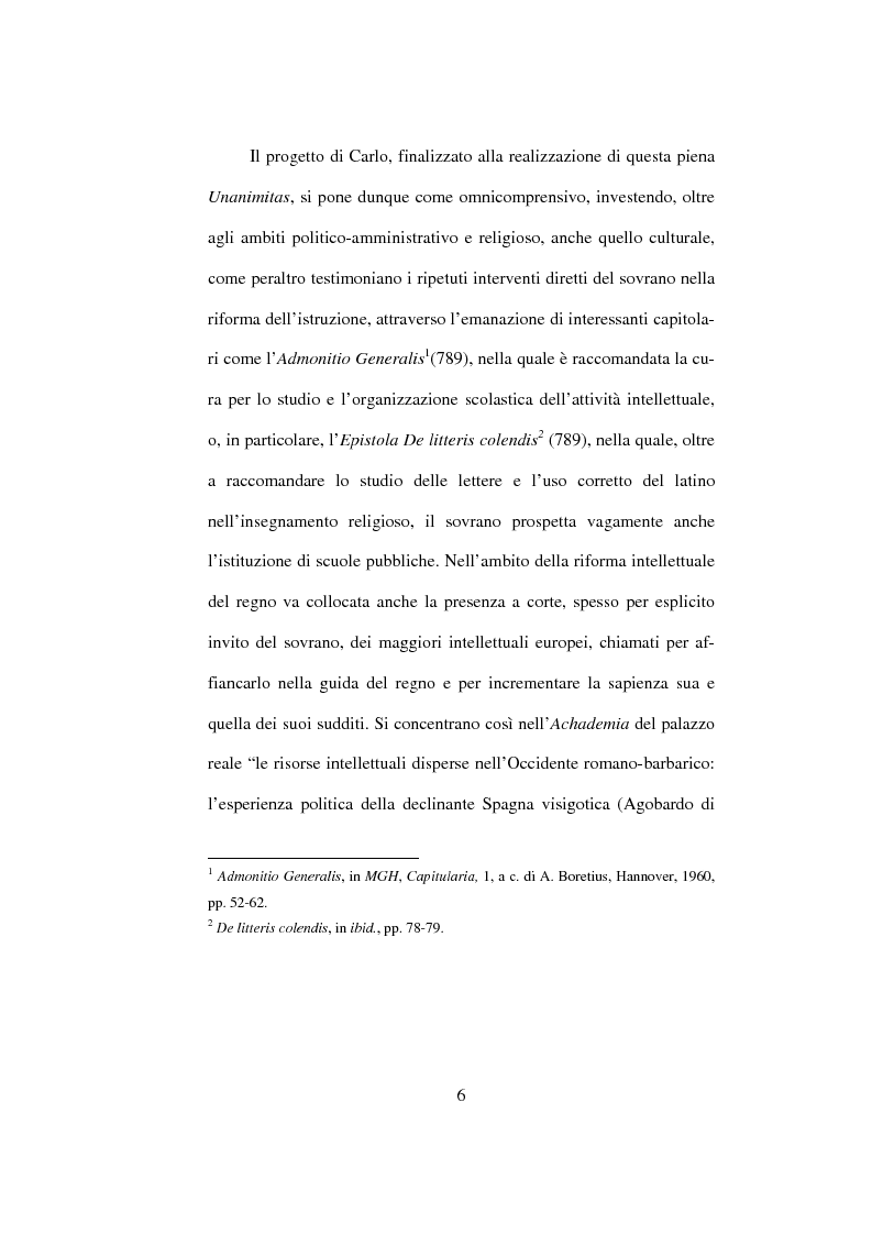 Anteprima della tesi: I Libri Carolini (Opus Caroli regis contra synodum) e la Storia della Filosofia, Pagina 3