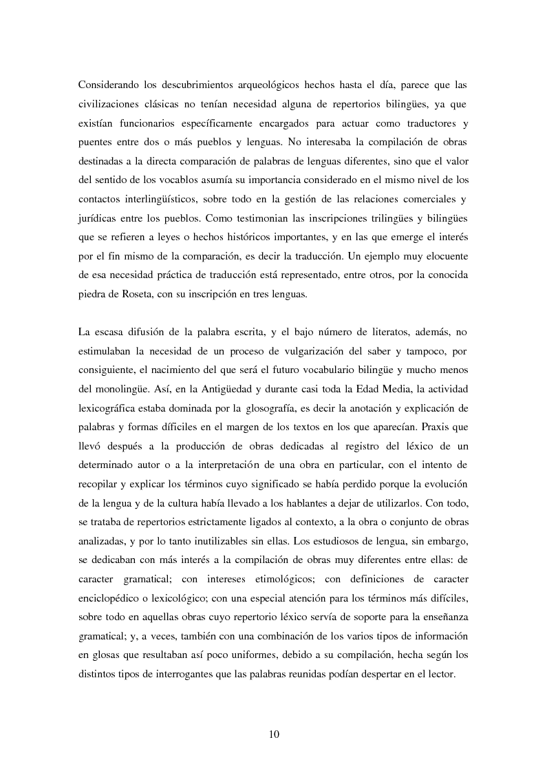 Anteprima della tesi: La Nomenclatura Italiana, francesa y española de Guillaime Alexandre de Noviliers Clavel. Estudio, Pagina 4