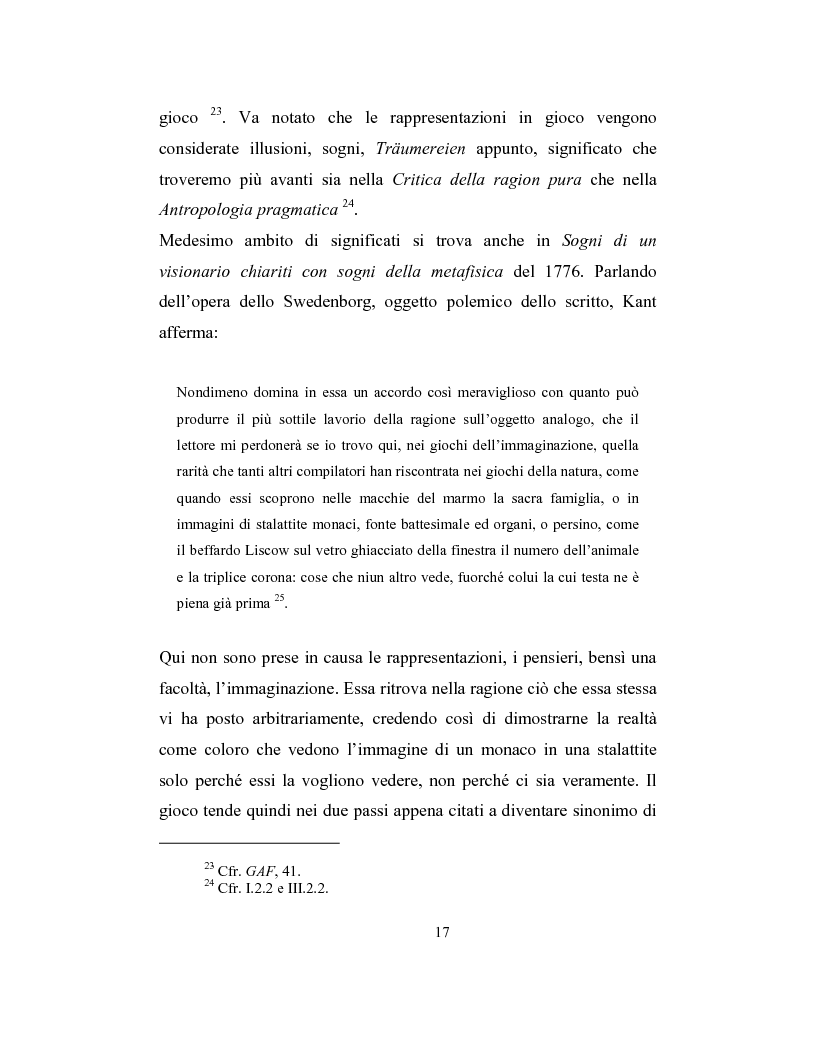 Anteprima della tesi: Il concetto di gioco nella filosofia di Immanuel Kant, Pagina 11